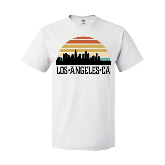 Inktastic Los Angeles California Skyline Retro T-Shirt