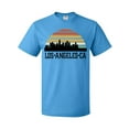 thumbnail image 1 of Inktastic Los Angeles California Skyline Retro T-Shirt, 1 of 5