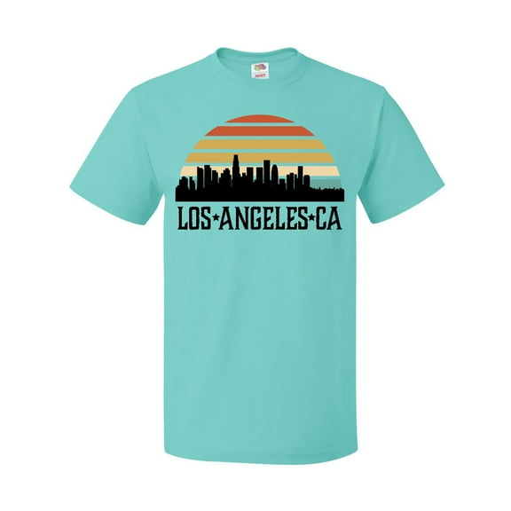 Inktastic Los Angeles California Skyline Retro T-Shirt
