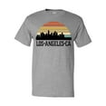 thumbnail image 1 of Inktastic Los Angeles California Skyline Retro T-Shirt, 1 of 5