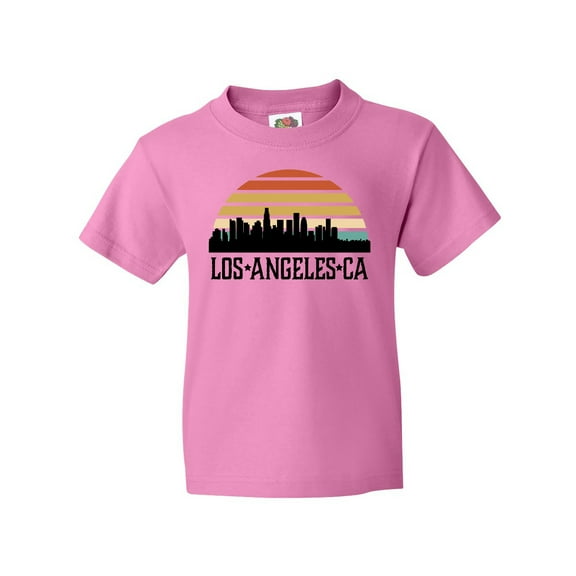 Inktastic Los Angeles California Skyline Retro Youth T-Shirt
