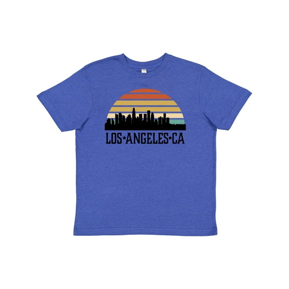 Inktastic Los Angeles California Skyline Retro Youth T-Shirt