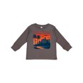 thumbnail image 1 of Inktastic Los Angeles Palm Trees Sunset Boys or Girls Long Sleeve Toddler T-Shirt, 1 of 5