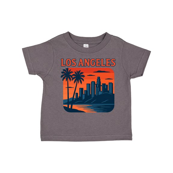 Inktastic Los Angeles Palm Trees Sunset Boys or Girls Toddler T-Shirt