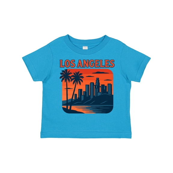 Inktastic Los Angeles Palm Trees Sunset Boys or Girls Toddler T-Shirt