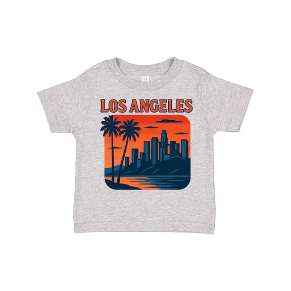 Inktastic Los Angeles Palm Trees Sunset Boys or Girls Toddler T-Shirt