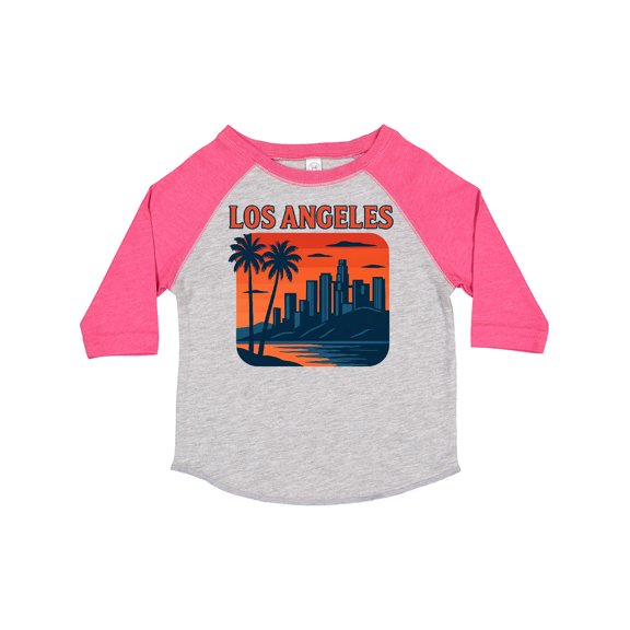Inktastic Los Angeles Palm Trees Sunset Boys or Girls Toddler T-Shirt