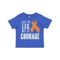 thumbnail image 1 of Inktastic Lost my Leg Not my Courage Limb Loss Awareness Orange Ribbon Boys or Girls Toddler T-Shirt, 1 of 5