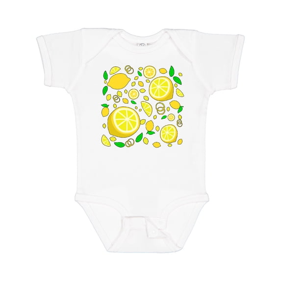 Inktastic Lots of Lemons- Citrus Fun Boys or Girls Baby Bodysuit