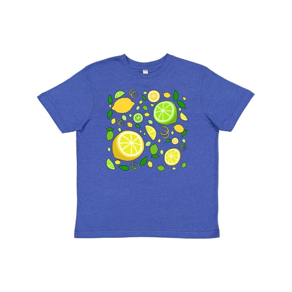Inktastic Lots of Lemons and Limes- Citrus Fun Youth T-Shirt