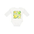 thumbnail image 1 of Inktastic Lots of Lemons and Limes Citrus Fun Boys or Girls Long Sleeve Baby Bodysuit, 1 of 5