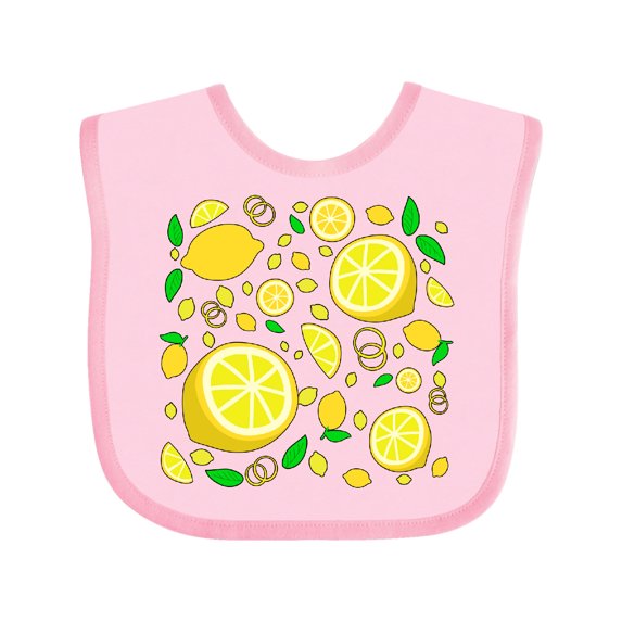 Inktastic Lots of Lemons- citrus fun Boys or Girls Baby Bib