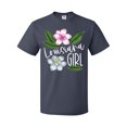 thumbnail image 1 of Inktastic Louisiana Girl Magnolia Flowers and Leaves T-Shirt, 1 of 5