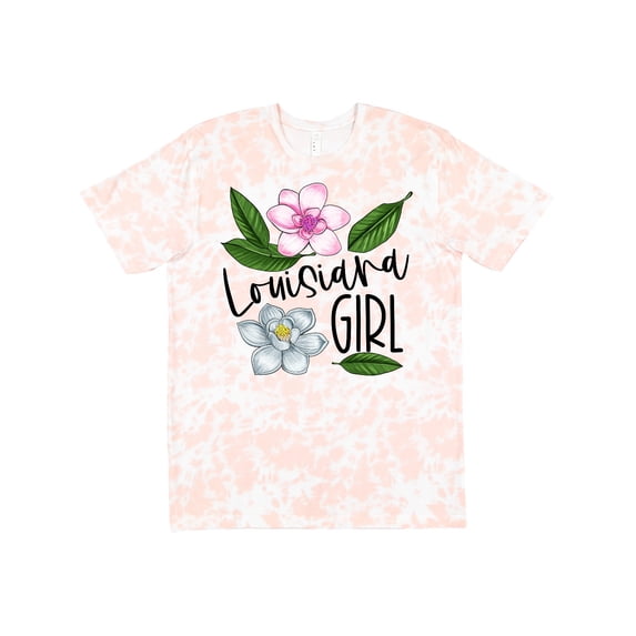 Inktastic Louisiana Girl Magnolia Flowers and Leaves T-Shirt