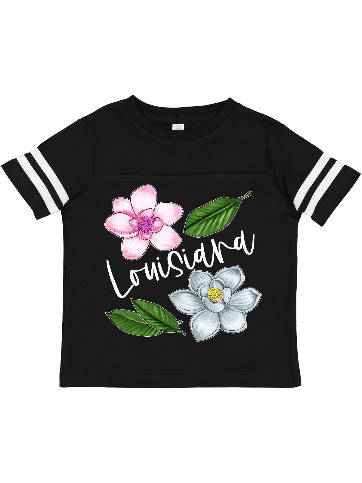 Inktastic Louisiana Girl Magnolia Flowers and Leaves T-Shirt