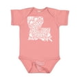 thumbnail image 1 of Inktastic Louisiana Silhouette Mandala Boys or Girls Baby Bodysuit, 1 of 5