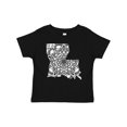 thumbnail image 1 of Inktastic Louisiana Silhouette Mandala Boys or Girls Baby T-Shirt, 1 of 5