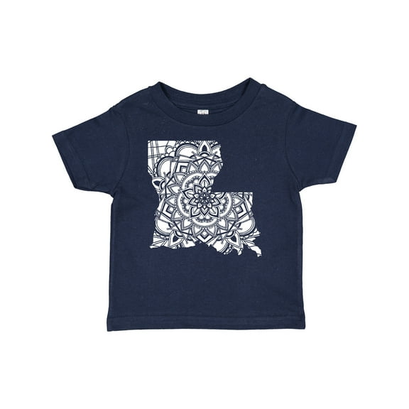 Inktastic Louisiana Silhouette Mandala Boys or Girls Baby T-Shirt