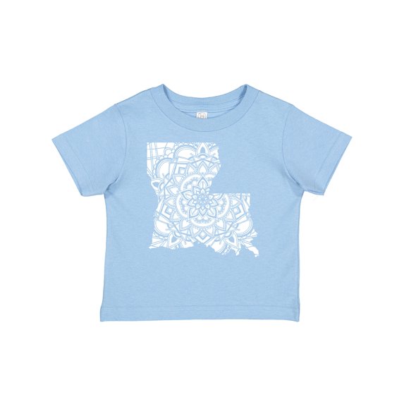 Inktastic Louisiana Silhouette Mandala Boys or Girls Baby T-Shirt