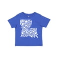 thumbnail image 1 of Inktastic Louisiana Silhouette Mandala Boys or Girls Toddler T-Shirt, 1 of 5