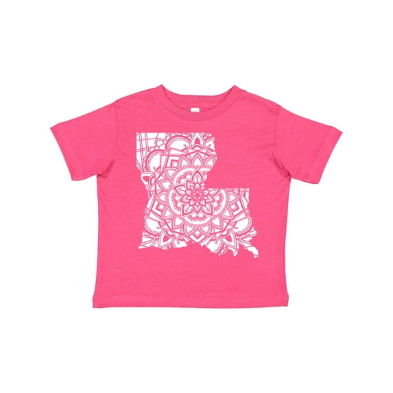 Inktastic Louisiana Silhouette Mandala Boys or Girls Toddler T-Shirt