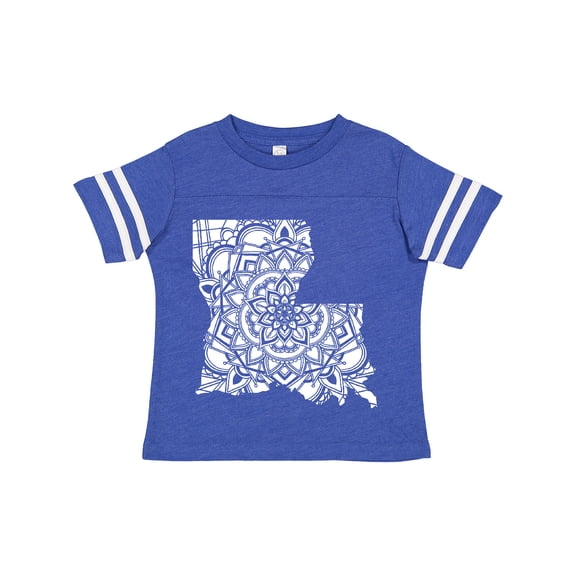 Inktastic Louisiana Silhouette Mandala Boys or Girls Toddler T-Shirt