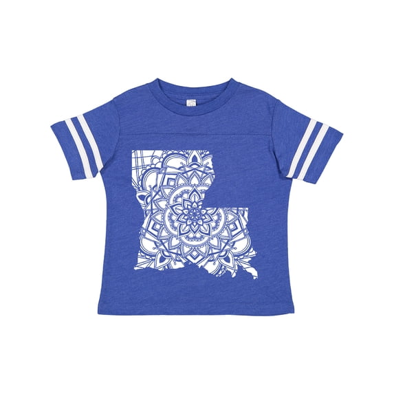 Inktastic Louisiana Silhouette Mandala Boys or Girls Toddler T-Shirt