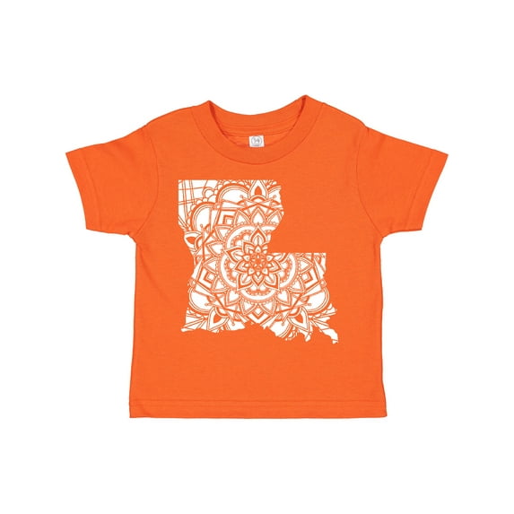 Inktastic Louisiana Silhouette Mandala Boys or Girls Toddler T-Shirt
