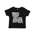 thumbnail image 1 of Inktastic Louisiana Silhouette Mandala Boys or Girls Toddler T-Shirt, 1 of 5