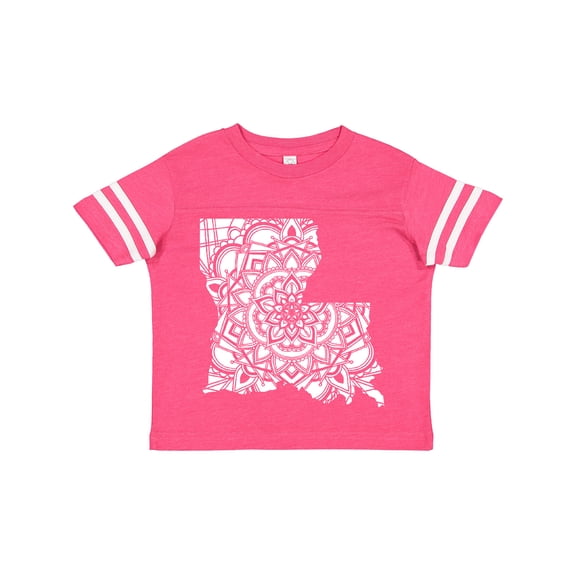 Inktastic Louisiana Silhouette Mandala Boys or Girls Toddler T-Shirt
