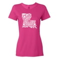 thumbnail image 1 of Inktastic Louisiana Silhouette Mandala Women's T-Shirt, 1 of 5