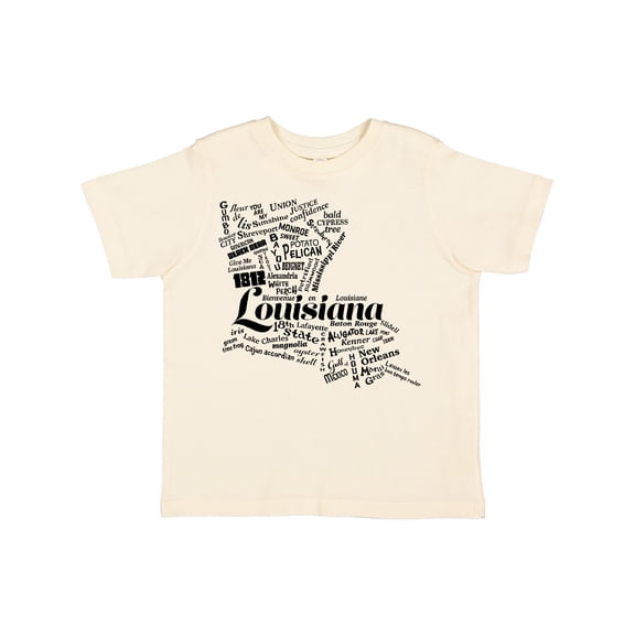 Inktastic Louisiana Word Salad Boys or Girls Toddler T-Shirt