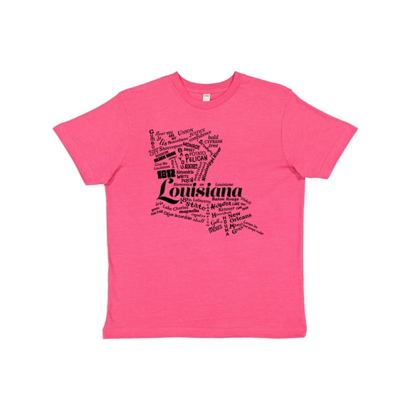 Inktastic Louisiana Word Salad Youth T-Shirt