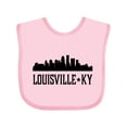 thumbnail image 1 of Inktastic Louisville Kentucky Skyline Cities Boys or Girls Baby Bib, 1 of 4