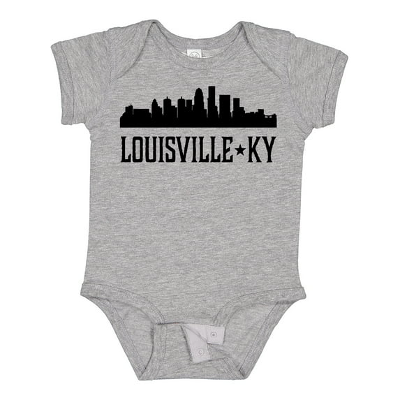 Inktastic Louisville Kentucky Skyline Cities Boys or Girls Baby Bodysuit