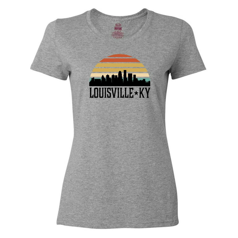 Inktastic Louisville Kentucky Skyline Cities T-Shirt White / S