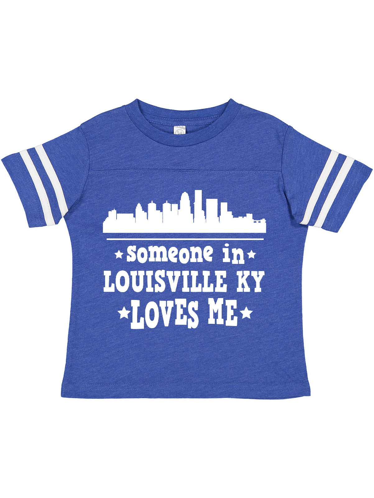 Inktastic Louisville Kentucky Someone Loves Me Gift Toddler Boy or Toddler Girl T-Shirt, Toddler Boy's, Size: 2T, Blue