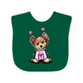 thumbnail image 1 of Inktastic Love Bug Yorkie Boys or Girls Baby Bib, 1 of 4