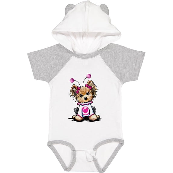 Inktastic Love Bug Yorkie Boys or Girls Baby Bodysuit