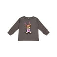 thumbnail image 1 of Inktastic Love Bug Yorkie Boys or Girls Long Sleeve Toddler T-Shirt, 1 of 5