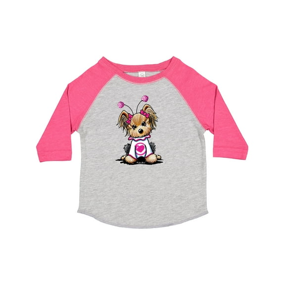 Inktastic Love Bug Yorkie Boys or Girls Toddler T-Shirt