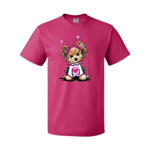 Inktastic Love Bug Yorkie T-Shirt