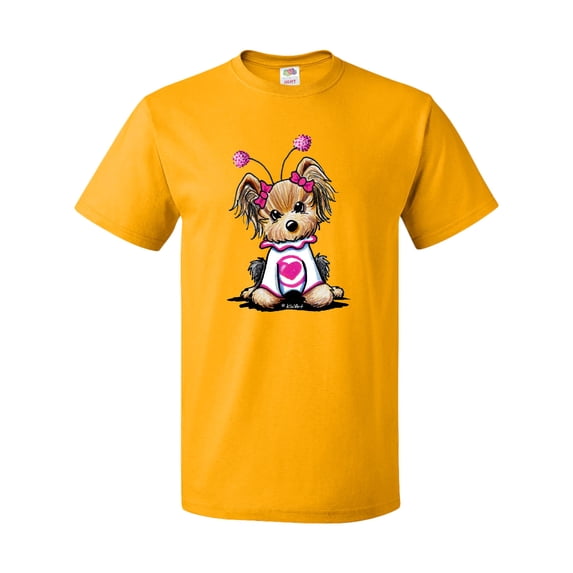 Inktastic Love Bug Yorkie T-Shirt