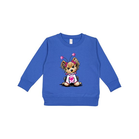 Inktastic Love Bug Yorkie Toddler Sweatshirt
