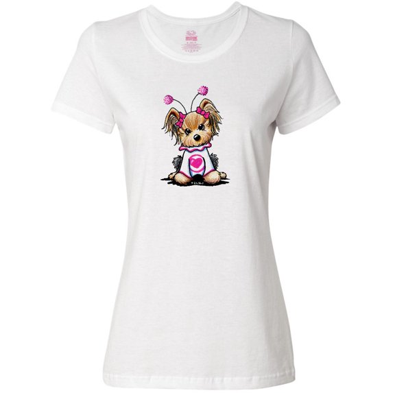 Inktastic Love Bug Yorkie Women's T-Shirt
