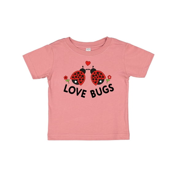 Inktastic Love Bugs Red Ladybugs Valentine's Day Boys or Girls Baby T-Shirt