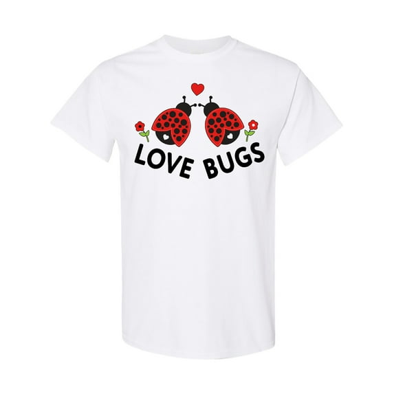 Inktastic Love Bugs Red Ladybugs Valentine's Day T-Shirt