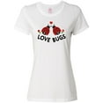 thumbnail image 1 of Inktastic Love Bugs Red Ladybugs Valentine's Day Women's T-Shirt, 1 of 5