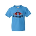 thumbnail image 1 of Inktastic Love Bugs Red Ladybugs Valentine's Day Youth T-Shirt, 1 of 5