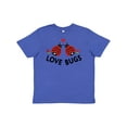 thumbnail image 1 of Inktastic Love Bugs Red Ladybugs Valentine's Day Youth T-Shirt, 1 of 5